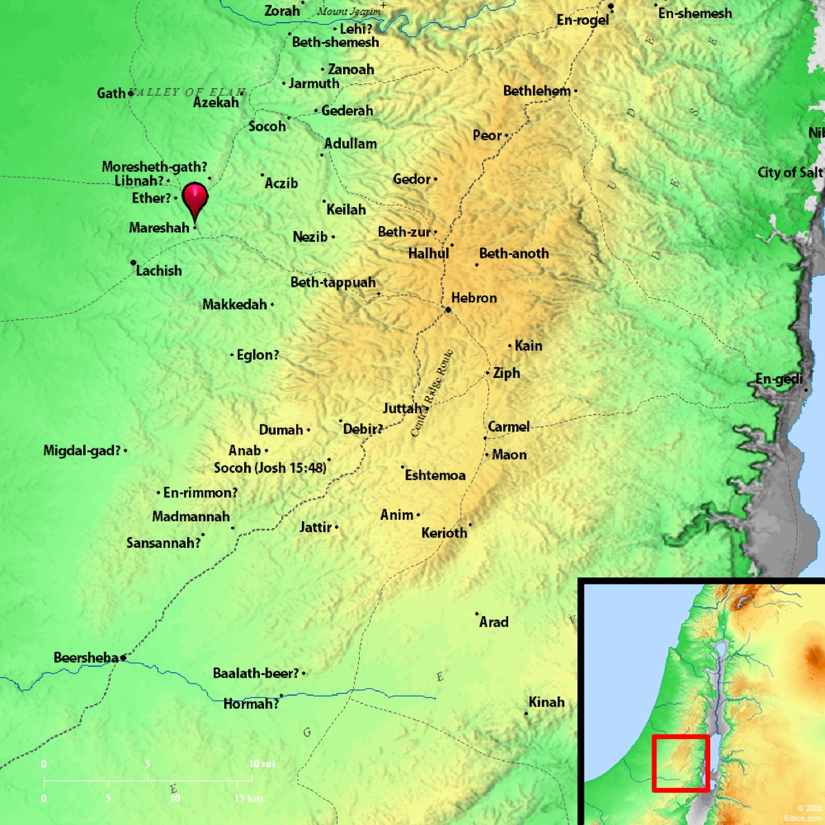 Image 3: The location of Mareshah.